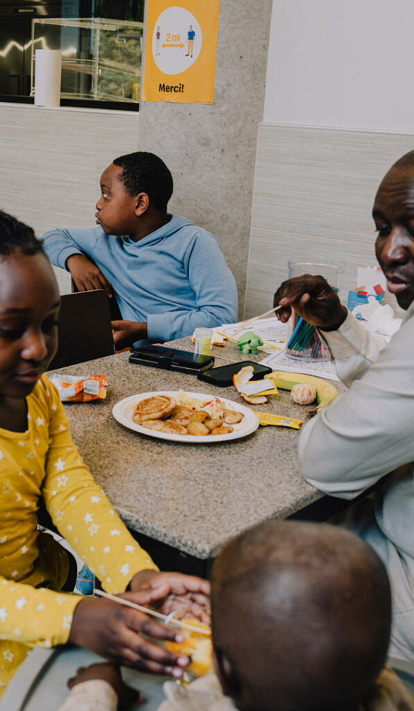 Families At Dinner